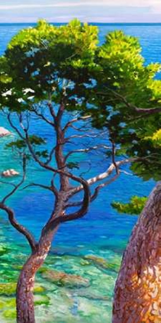 Posterazzi Lavandou II Canvas Art - Adriano Galasso (24 x 48)