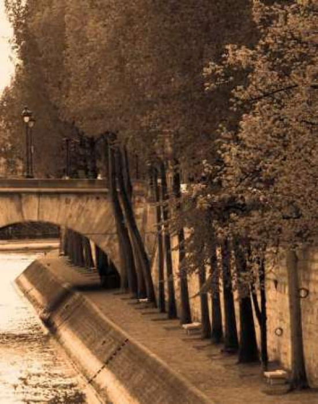 Posterazzi Le Bord de la Seine Canvas Art - Marina Drasnin Gilboa (22 x 28)