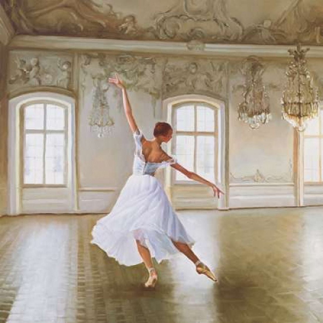 Posterazzi Le Grand Salon I Canvas Art - Pierre Benson (24 x 24)