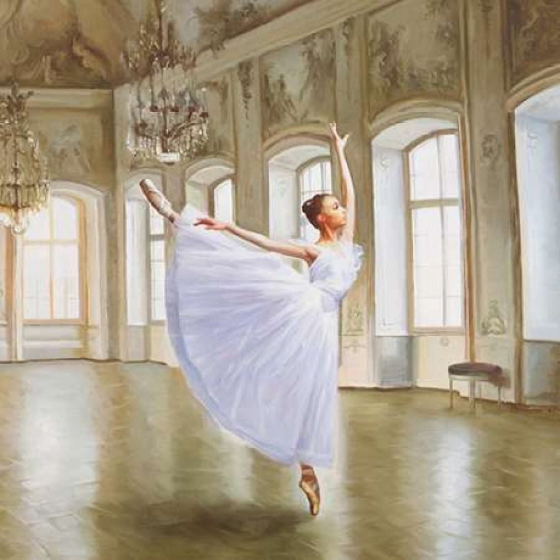 Posterazzi Le Grand Salon II Canvas Art - Pierre Benson (24 x 24)