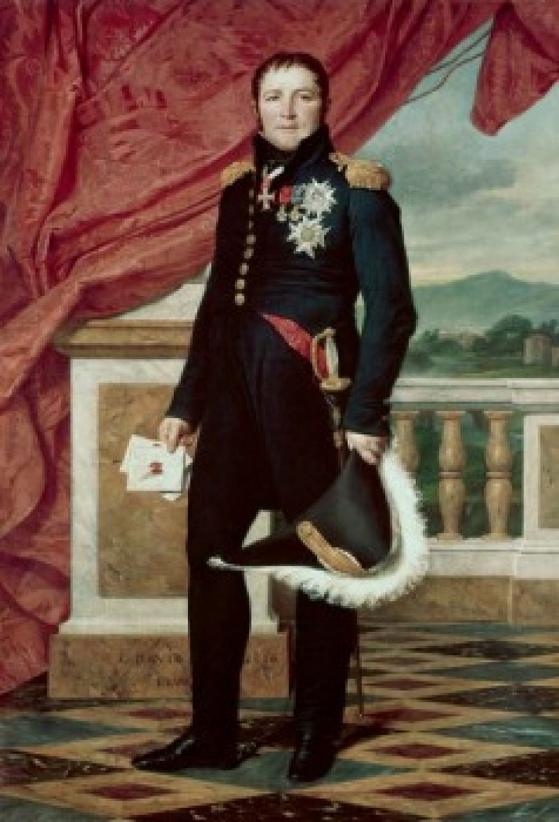 Posterazzi Le Marechal Comte Gerard 1816 Jacques-Louis David (1748-1825 French) Oil On Canvas Metropolitan Museum of Art New York USA Canvas Art - Jacques-Louis David (24 x 36)