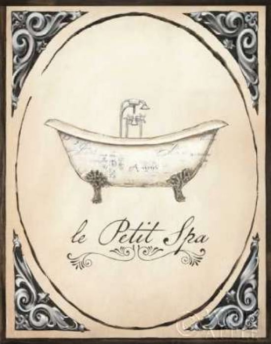 Posterazzi Le Petit Spa I Canvas Art - Emily Adams (22 x 28)