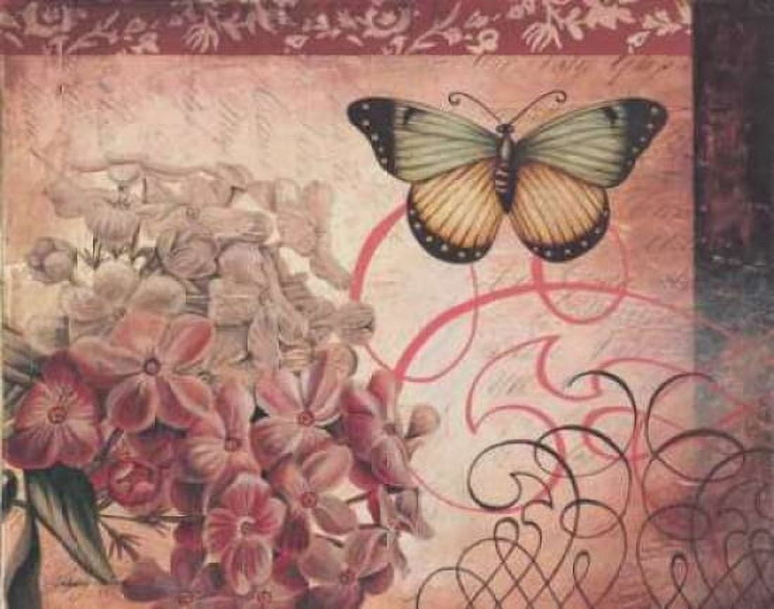 Posterazzi Le Rose a Monte II Canvas Art - Kimberly Poloson (22 x 28)