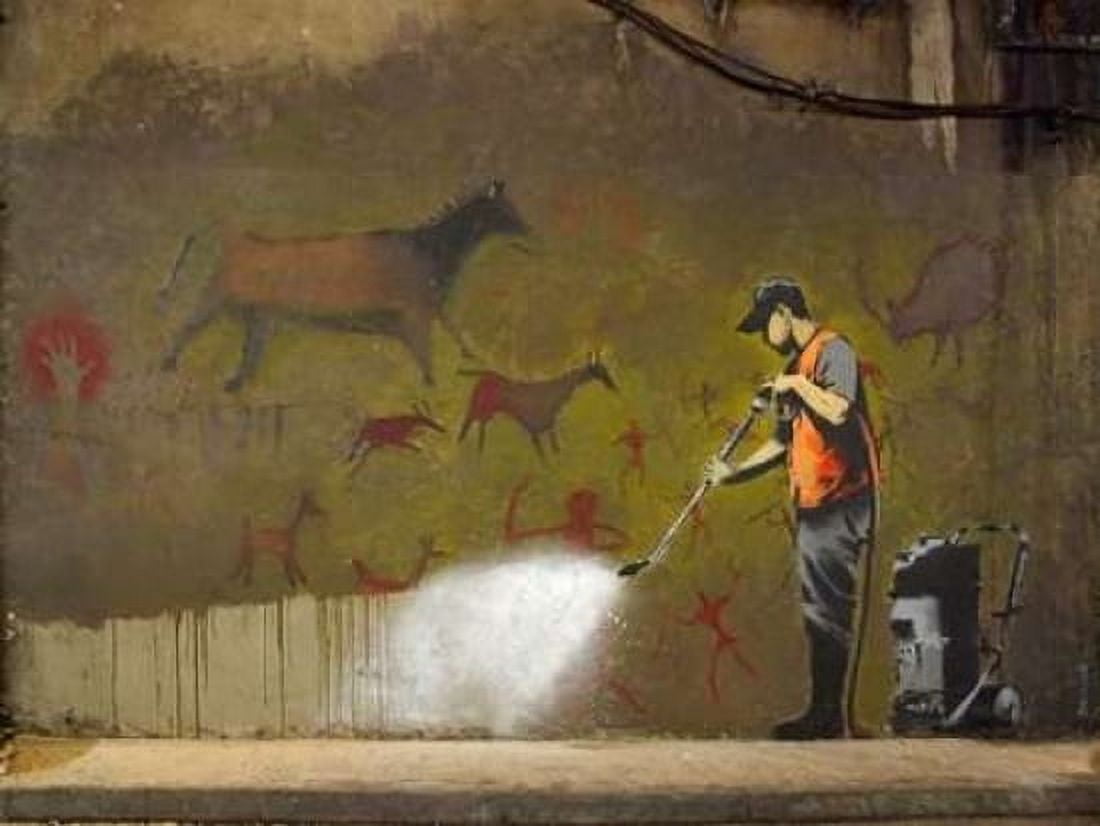 Posterazzi Leake Street London-graffiti attributed to Banksy Canvas Art - Anonymous (22 x 28)
