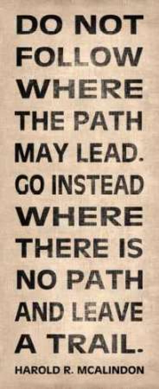 Posterazzi Leave a Trail Canvas Art - N Harbick (24 x 48)
