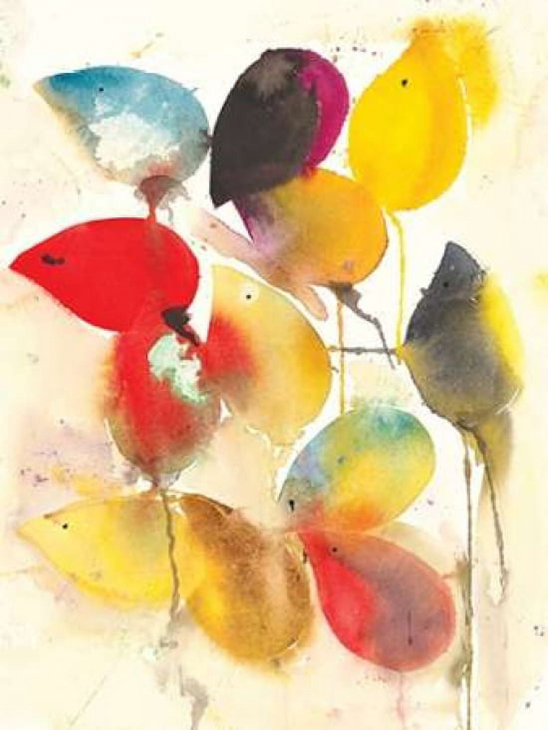 Posterazzi Leaves Falling I Canvas Art - Karin Johannesson (18 x 24)