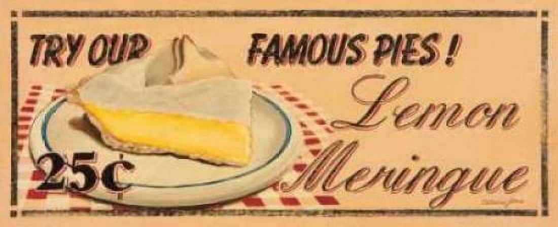 Posterazzi Lemon Meringue Canvas Art - Catherine Jones (24 x 48)