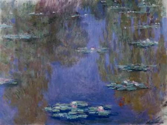 Posterazzi Les nympheas Canvas Art - Claude Monet (22 x 28)