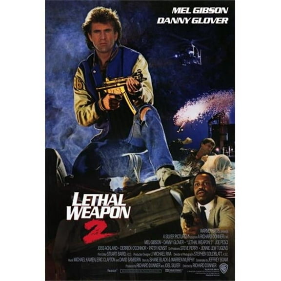 Posterazzi Lethal Weapon 2 Movie Poster 11 x 17 in.