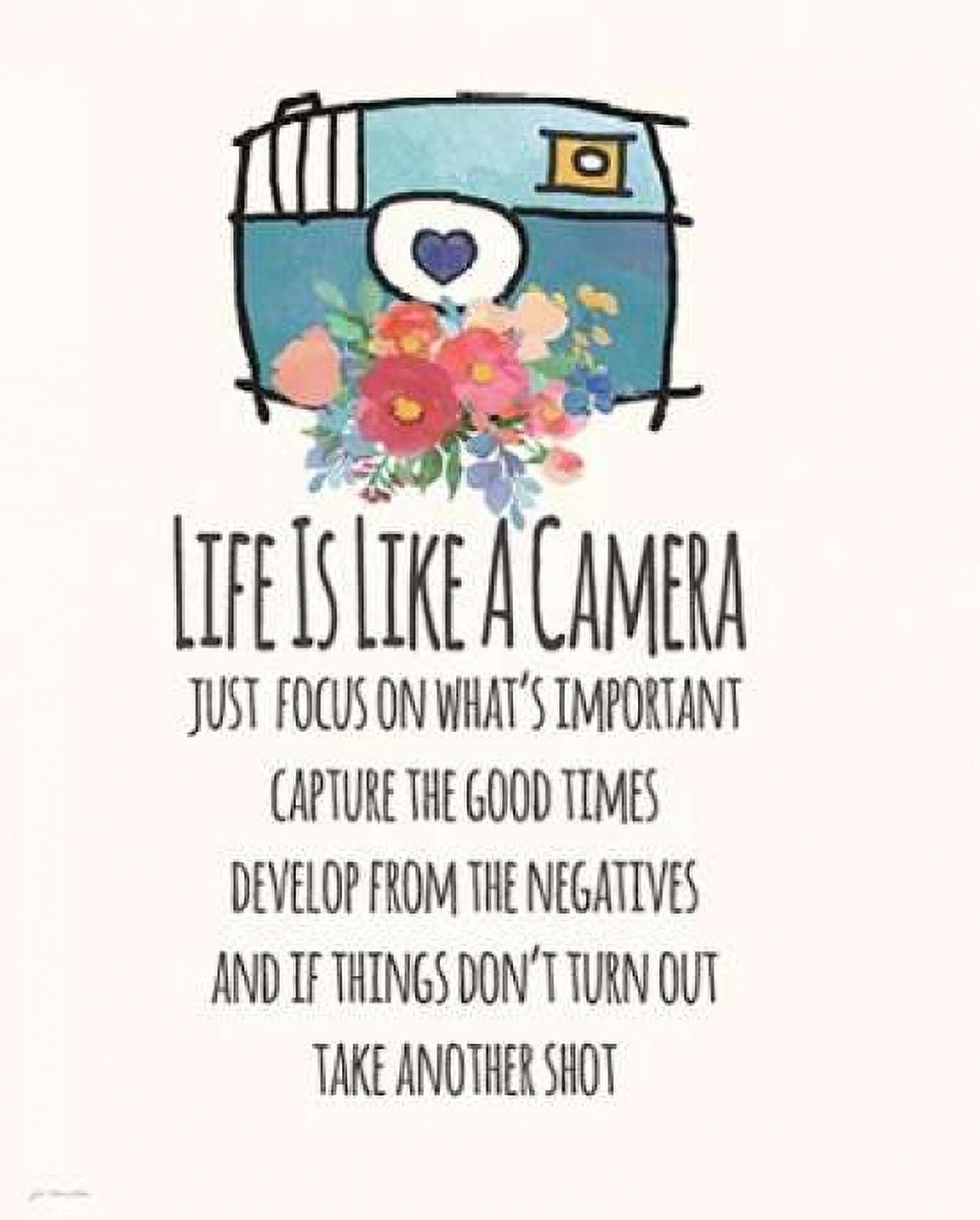 Posterazzi Life is Like a Camera Canvas Art - Jo Moulton (24 x 30)