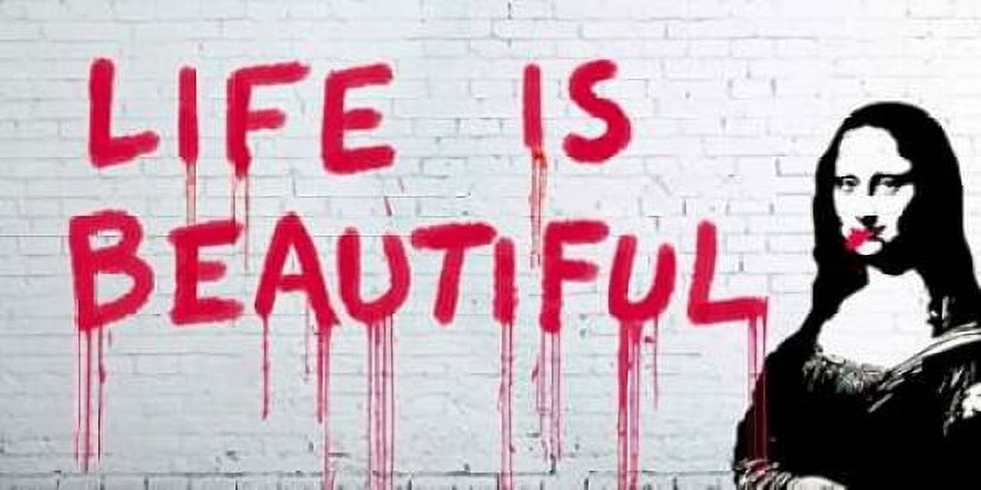 Posterazzi Life is beautiful Canvas Art - Masterfunk Collective (10 x 20)