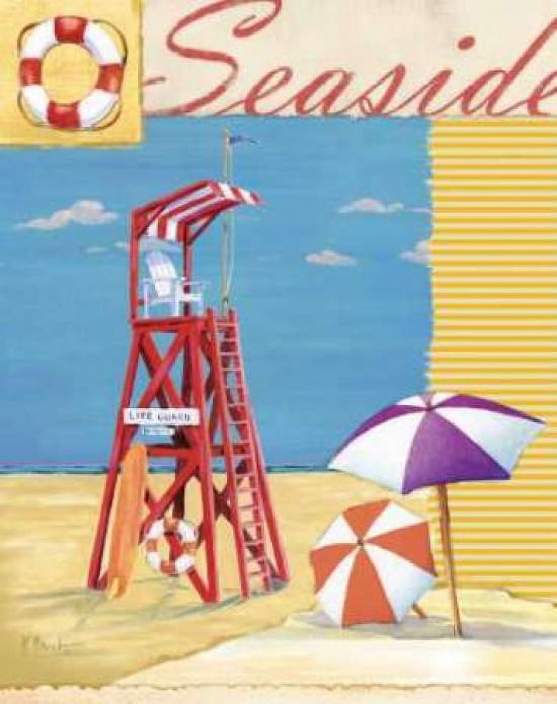 Posterazzi Lifeguard Collage I Canvas Art - Paul Brent (24 x 30)
