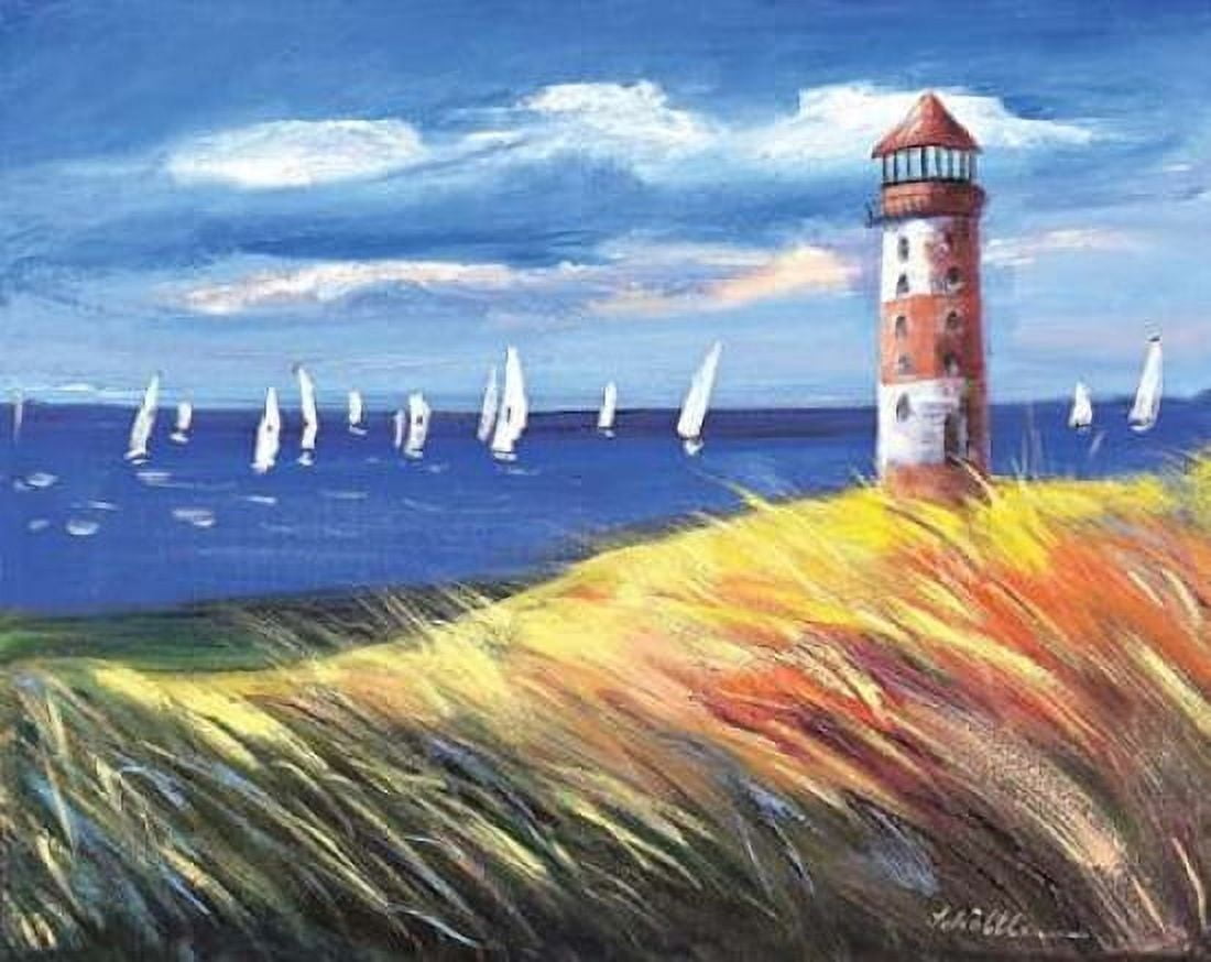 Posterazzi Lighthouse II Canvas Art - Katharina Schottler (22 x 28)