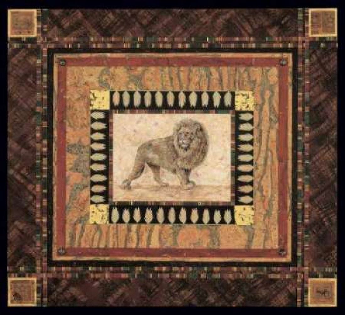 Posterazzi Lion Canvas Art - Pamela Gladding (24 x 24)