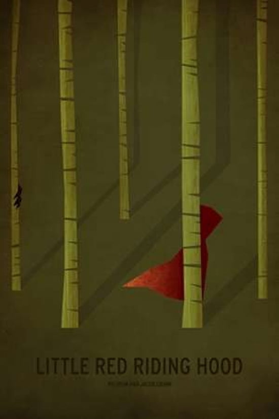 Posterazzi Little Red Riding Hood Canvas Art - Christian Jackson (24 x 36)