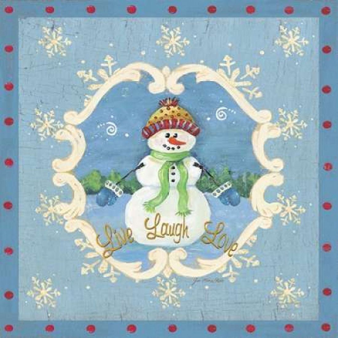 Posterazzi Live Laugh Love Canvas Art - Jo Moulton (24 x 24)