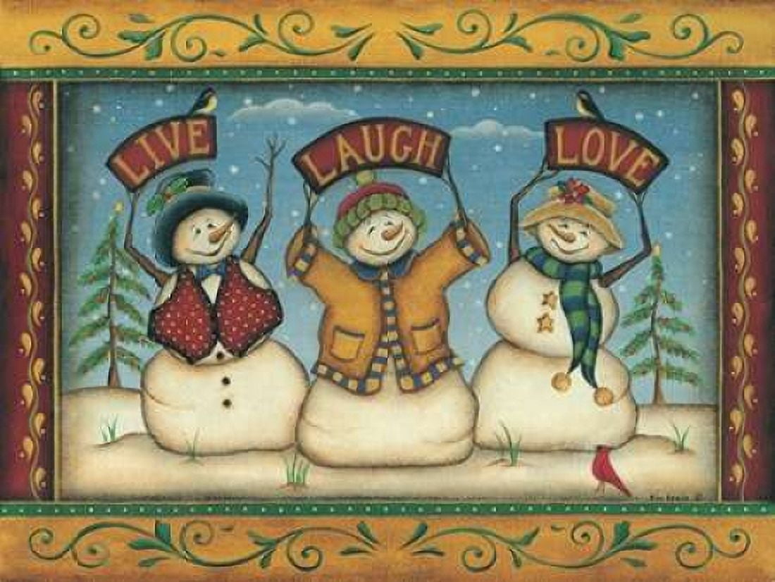 Posterazzi Live-Laugh-Love Canvas Art - Kim Lewis (18 x 24)