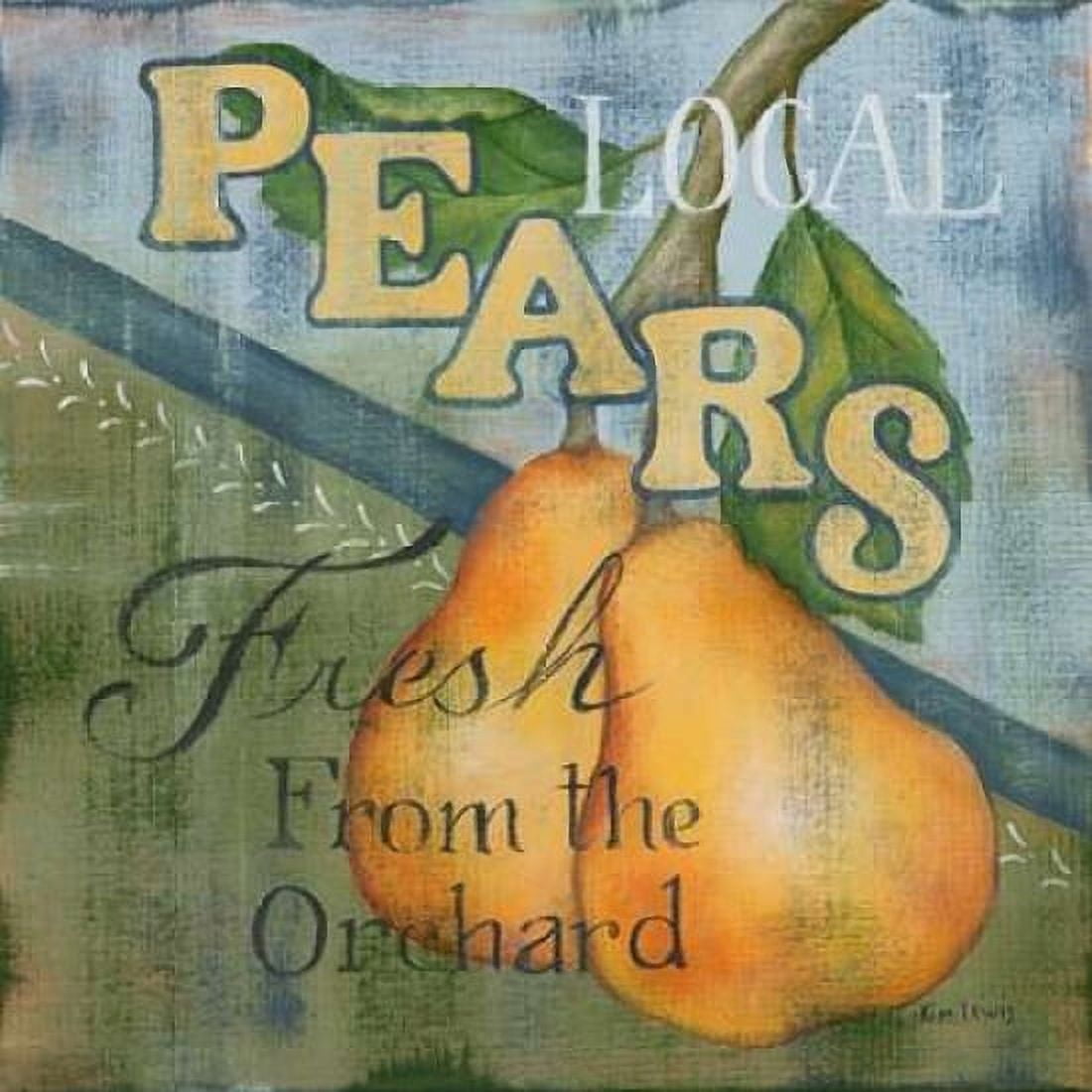 Posterazzi Local Pears Canvas Art - Kim Lewis (24 x 24)