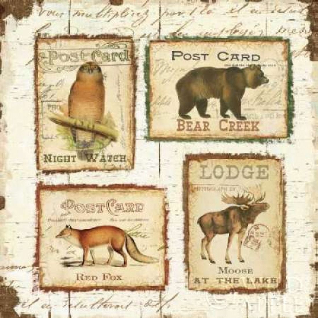 Posterazzi Lodge Memories II Canvas Art - Pela (24 x 24)