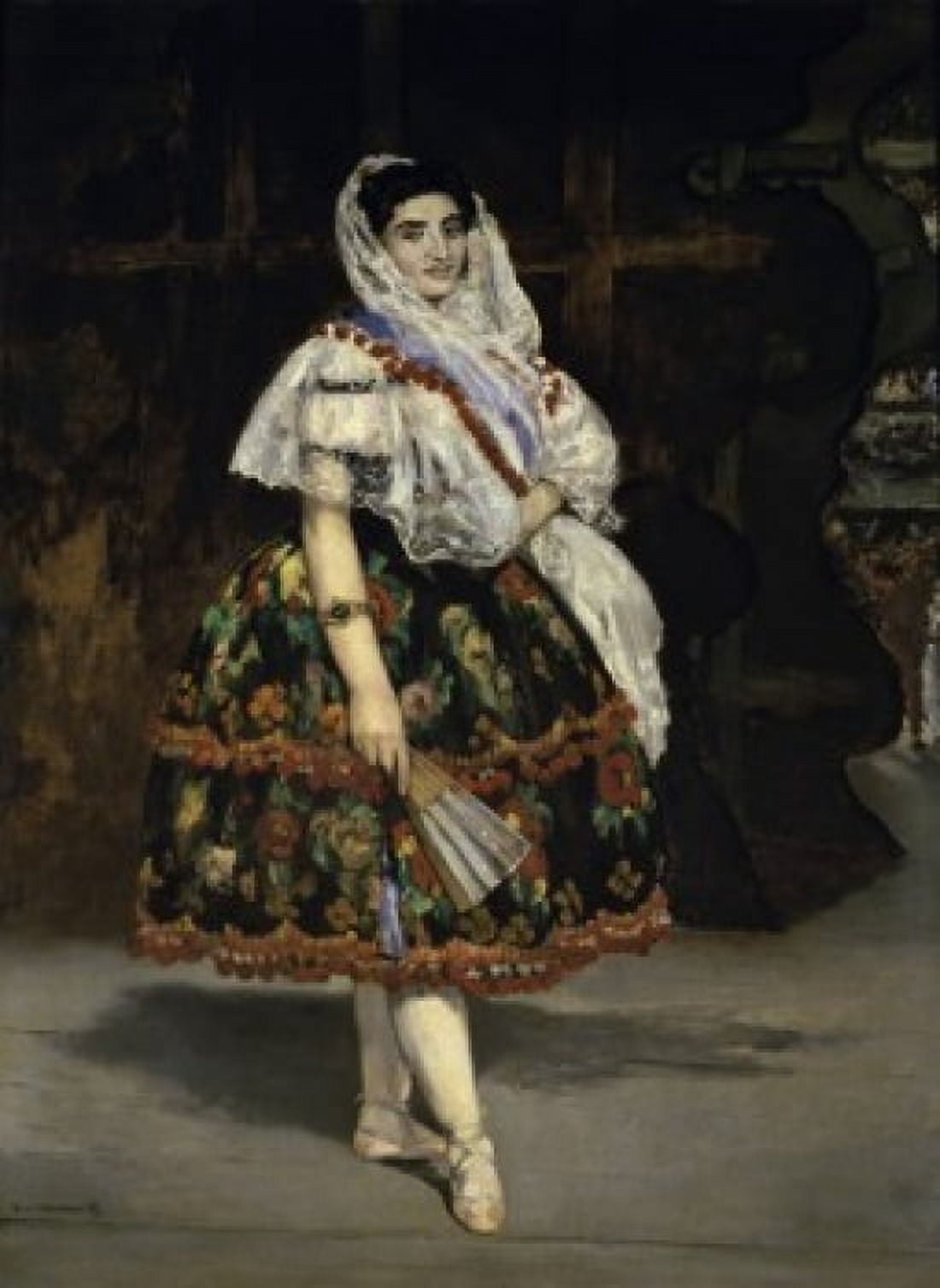 Posterazzi Lola de Valence 1862 Edouard Manet (1832-1883French) Musee dOrsay Paris Canvas Art - Edouard Manet (24 x 36)