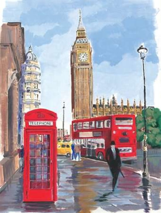 Posterazzi London Life Canvas Art - PM Shore (22 x 28)