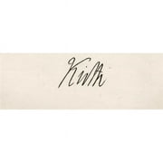Posterazzi  Lord Keith.Signature. Admiral George Keith Elphinstone Aka Lord Keith Viscount Poster Print - Large - 36 x 13