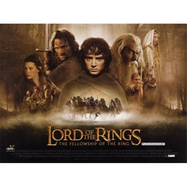 Posterazzi Lord of the Rings Fellowship of the Ring Movie Poster - 17 x ...