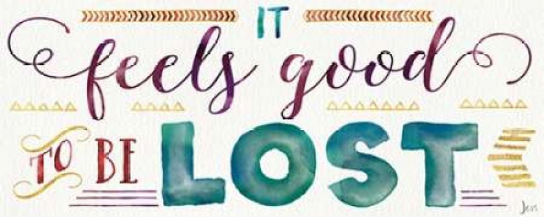 Posterazzi Lost in Words III Canvas Art - Jess Aiken (24 x 48)