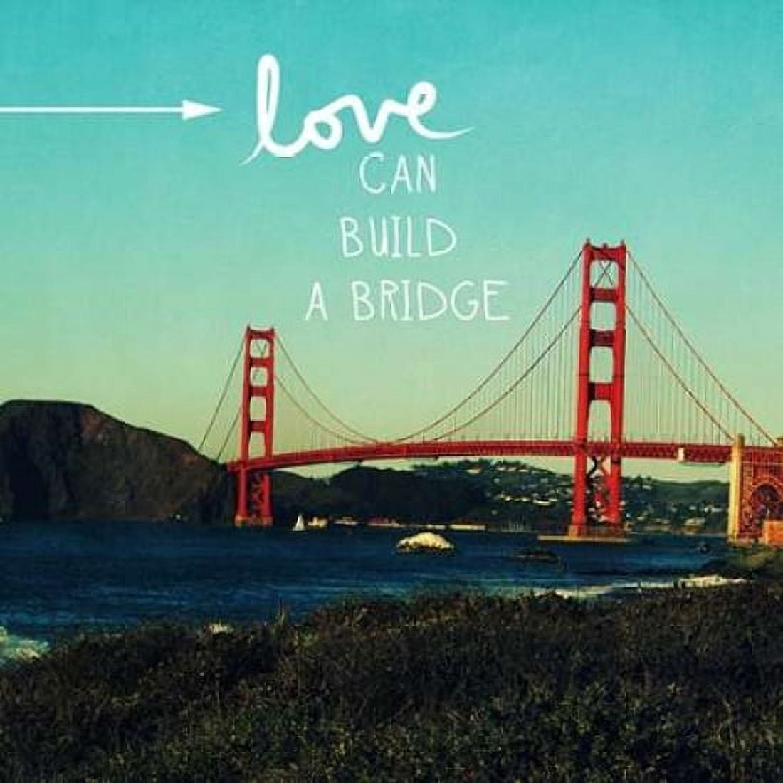 Posterazzi Love Can Build Canvas Art - Linda Woods (24 x 24)