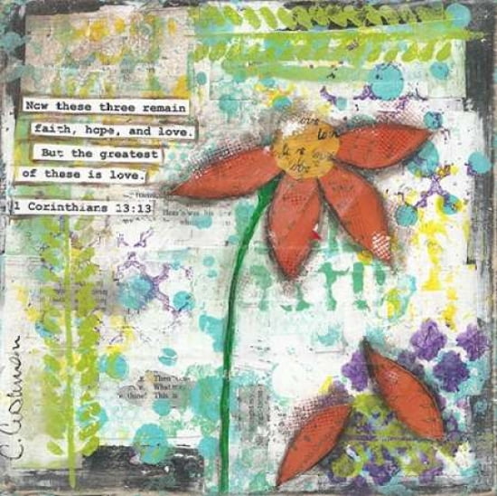 Posterazzi Love Canvas Art - Cassandra Cushman (24 x 24)