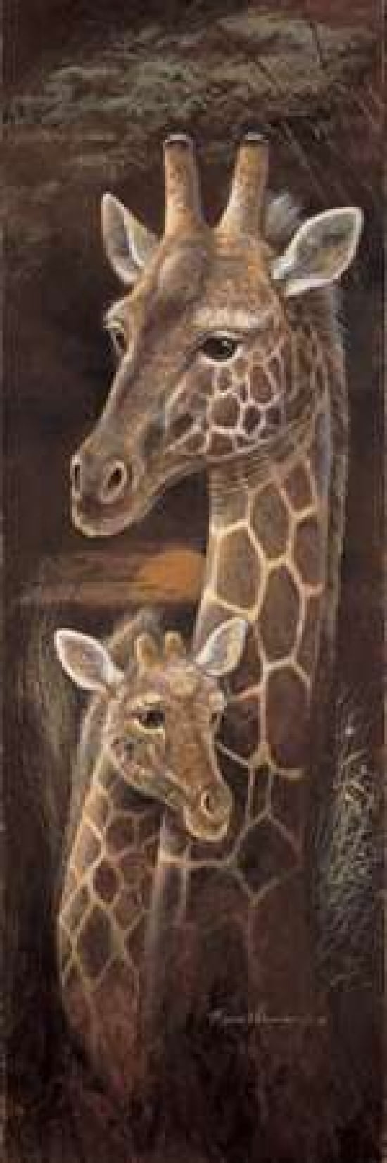 Posterazzi Love and Devotion Canvas Art - Ruane Manning (12 x 36)
