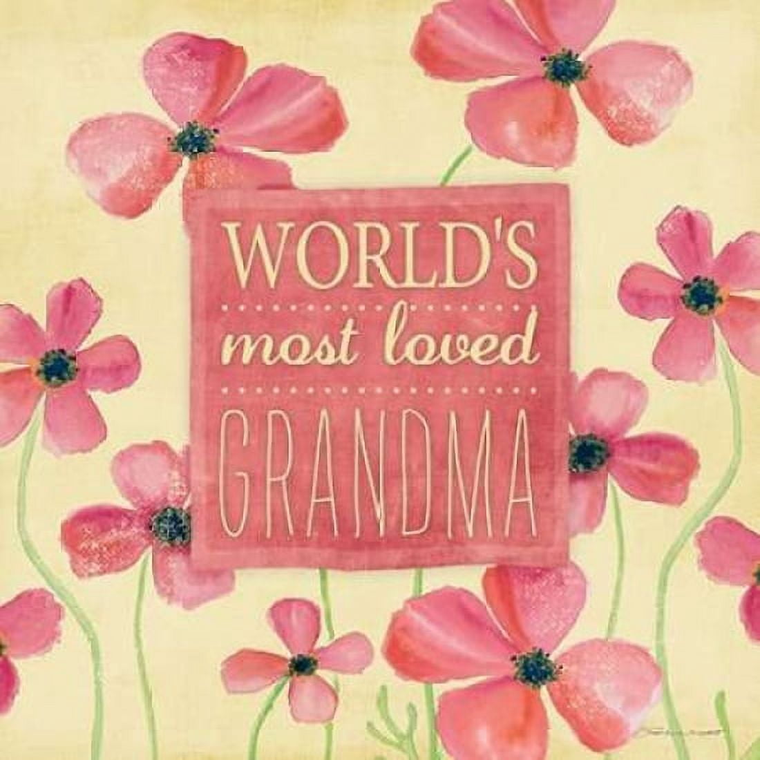 Posterazzi Loved Grandma I Canvas Art - Stephanie Marrott (24 x 24)