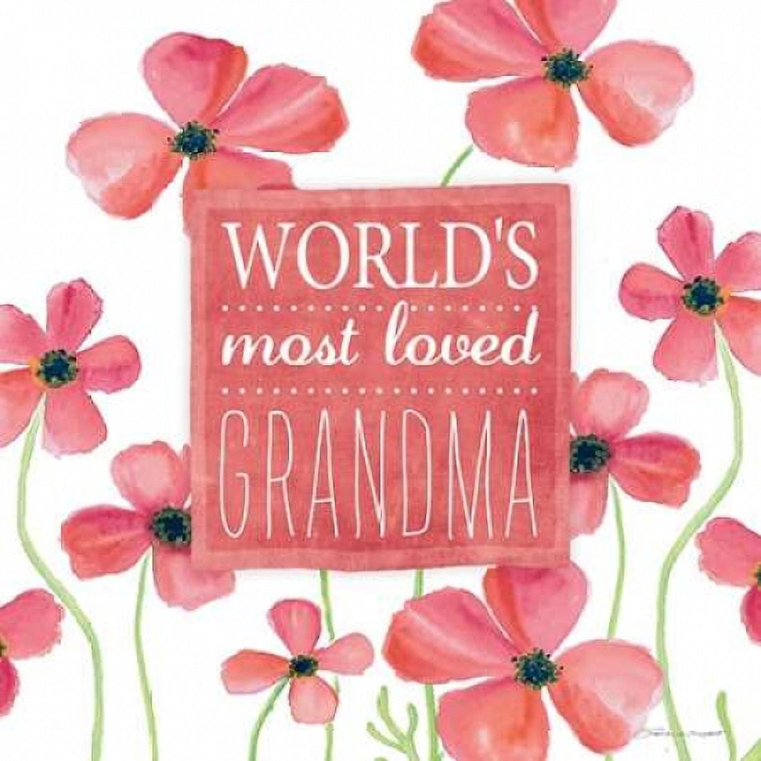 Posterazzi Loved Grandma II Canvas Art - Stephanie Marrott (24 x 24)
