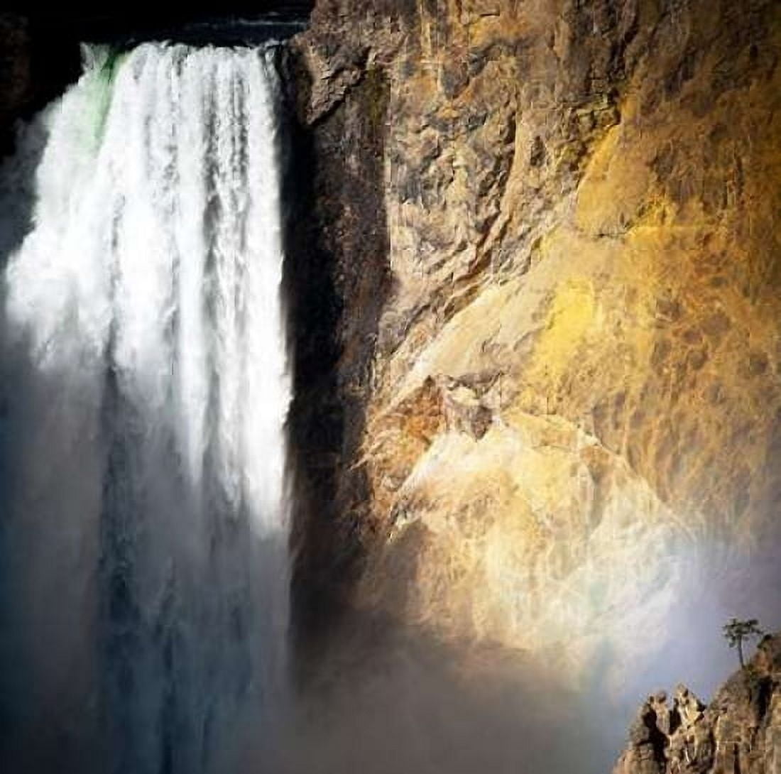 Posterazzi Lower Falls Yellowstone Canvas Art - John Stalowy (24 x 24)