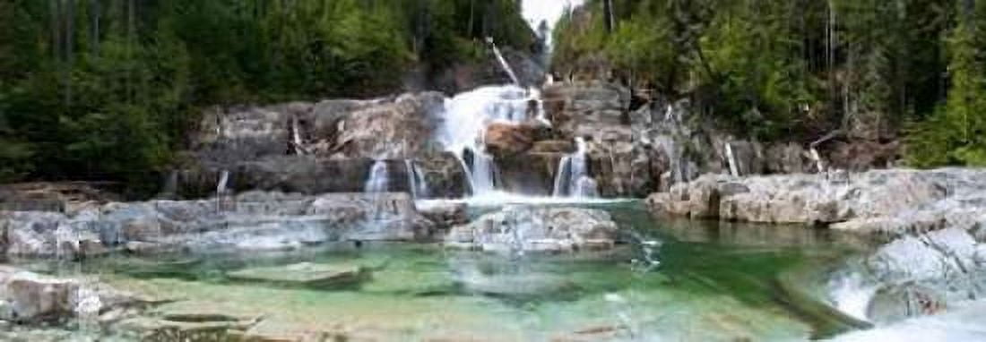 Posterazzi Lower Myra Falls Vancouver Island British Columbia Canada Canvas Art - Shamil Nizamov (24 x 48)