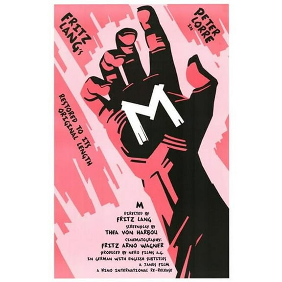 Posterazzi  M Movie Poster - 11 x 17 in.