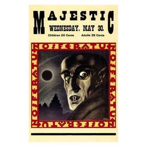 Posterazzi MOV143155 Nosferatu the Vampire Movie Poster - 11 x 17 in.