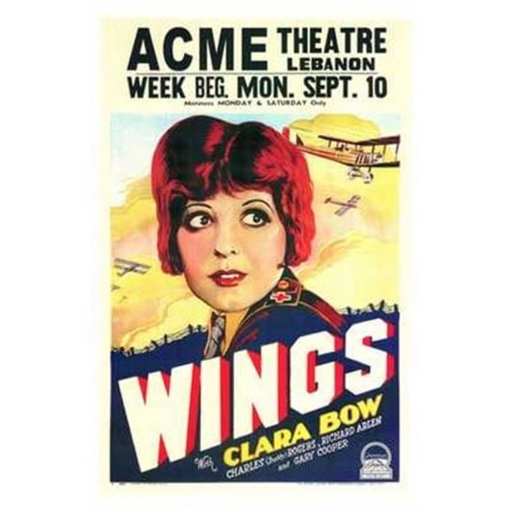 Posterazzi MOV143225 Wings Movie Poster - 11 x 17 in.