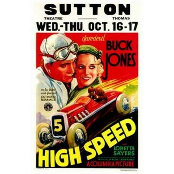 Posterazzi MOV143336 High Speed Movie Poster - 11 x 17 in.