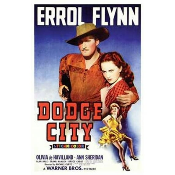 Posterazzi MOV143542 Dodge City Movie Poster - 11 x 17 in.
