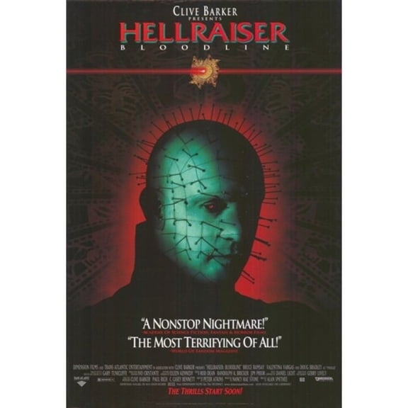 Posterazzi MOV189834 Hellraiser 4 Bloodline Movie Poster - 11 x 17 in.