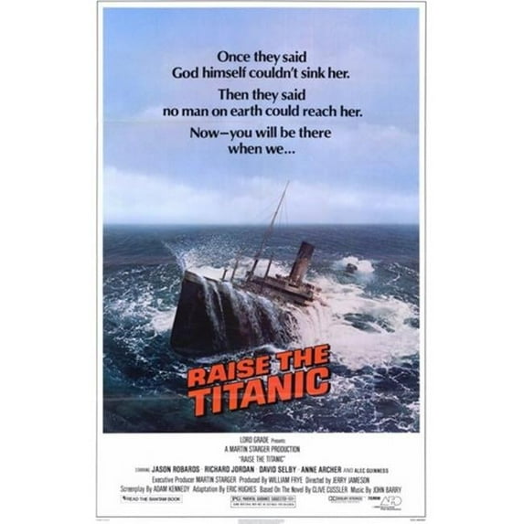 Posterazzi MOV190713 Raise the Titanic Movie Poster - 11 x 17 in.