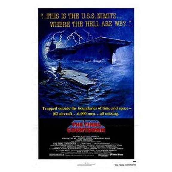 Posterazzi MOV192023 The Final Countdown Movie Poster - 11 x 17 in.