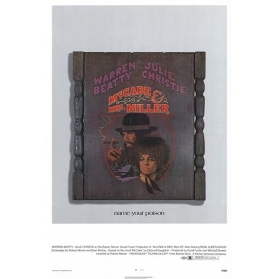 Posterazzi MOV192368 Mccabe & Mrs Miller Movie Poster - 11 x 17 in.