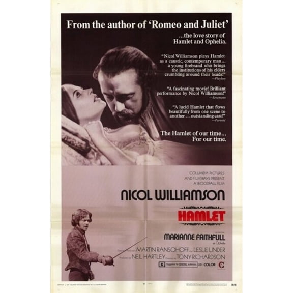 Posterazzi MOV193620 Hamlet Movie Poster - 11 x 17 in.