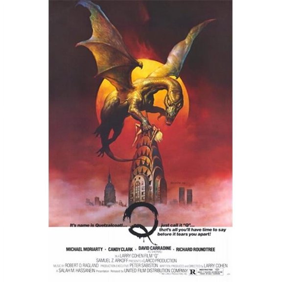 Posterazzi MOV195479 Q the Winged Serpent Movie Poster - 11 x 17 in.