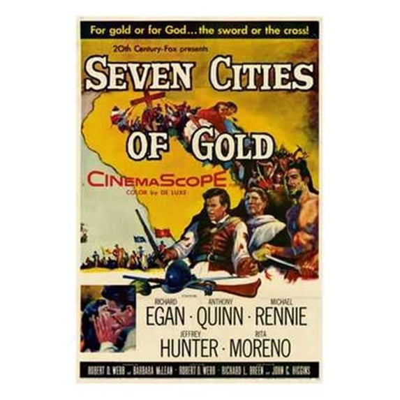 Posterazzi MOV195572 Seven Cities of Gold Movie Poster - 11 x 17 in.