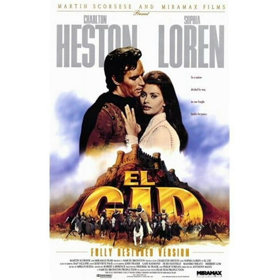 Posterazzi MOV196153 El Cid Movie Poster - 11 x 17 in.