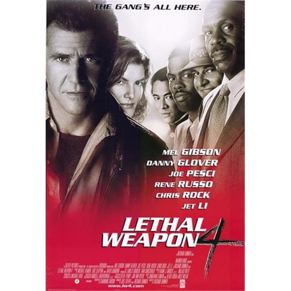 Posterazzi MOV196439 Lethal Weapon 4 Movie Poster - 11 x 17 in.