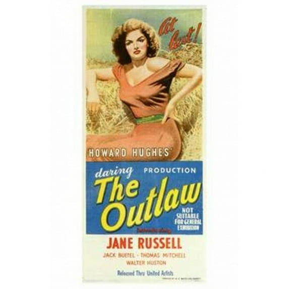 Posterazzi MOV197155 The Outlaw Movie Poster - 11 x 17 in.